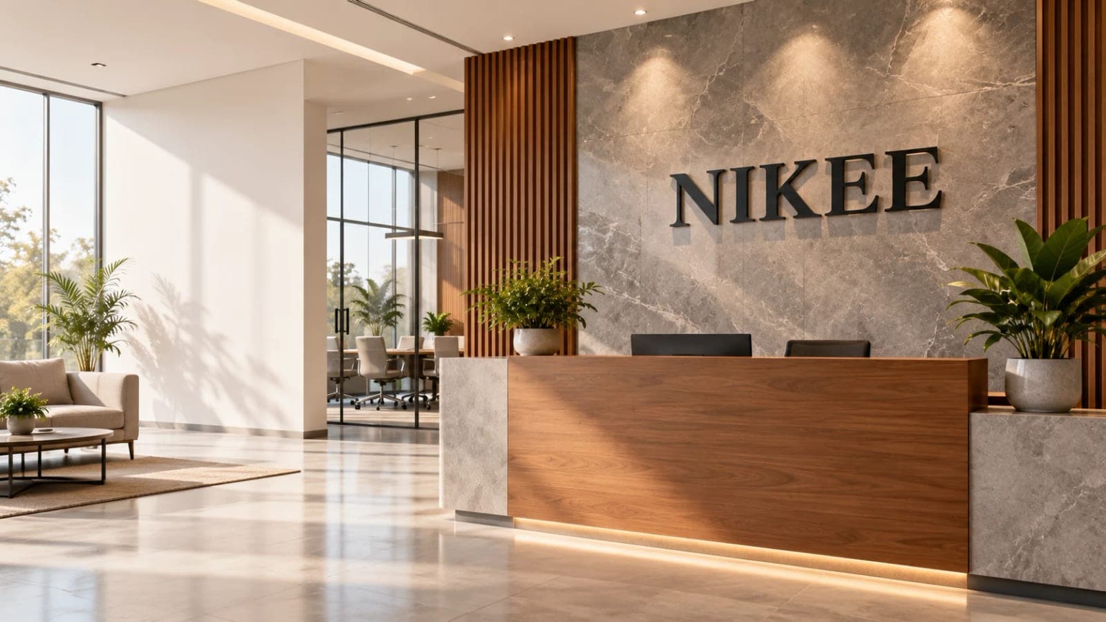 NIKEE reception area