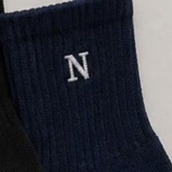 Men's Cotton Ankle Socks in Navy